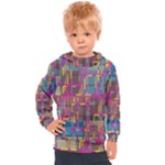 Colorful shapes texture                                                Kids  Hooded Pullover