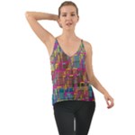 Colorful shapes texture                                                 Chiffon Cami