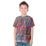 Colorful shapes texture                                                   Kid s Cotton Tee