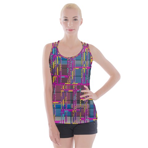 Colorful shapes texture                                                  Criss cross Back Tank Top from ArtsNow.com