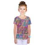 Colorful shapes texture                                                    Kids  One Piece Tee