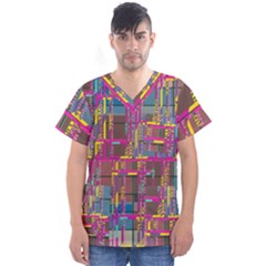 Men s V-Neck Scrub Top 