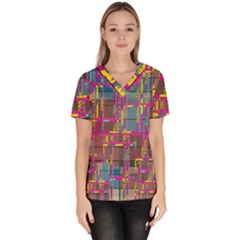 Women s V-Neck Scrub Top 