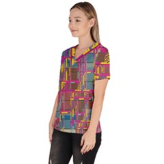 Women s V-Neck Scrub Top 