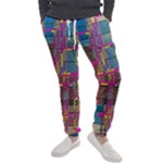 Colorful shapes texture                                                   Men s Jogger Sweatpants