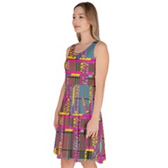 Knee Length Skater Dress With Pockets 