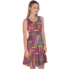 Knee Length Skater Dress With Pockets 