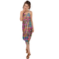 Waist Tie Cover Up Chiffon Dress 