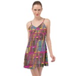 Colorful shapes texture                                                      Summer Time Chiffon Dress