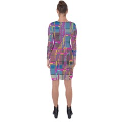 Asymmetric Cut-Out Shift Dress 