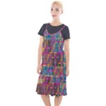 Colorful shapes texture                                                Camis Fishtail Dress