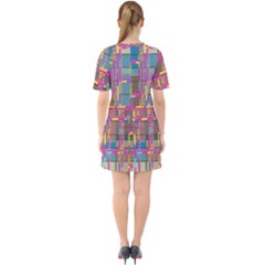 Sixties Short Sleeve Mini Dress 