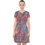 Colorful shapes texture                                                     Adorable in Chiffon Dress