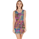 Colorful shapes texture                                                   Bodycon Dress