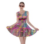 Colorful shapes texture                                                   Skater Dress