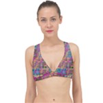 Colorful shapes texture                                                 Classic Banded Bikini Top