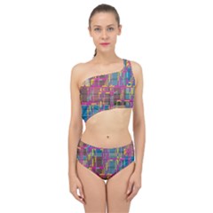 Spliced Up Two Piece Swimsuit 