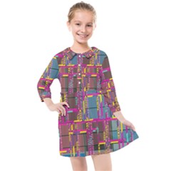 Kids  Quarter Sleeve Shirt Dress 