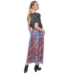 Velour Split Maxi Skirt 