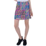 Colorful shapes texture                                                       Tennis Skirt