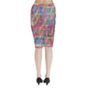 Midi Wrap Pencil Skirt 