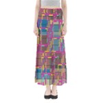 Colorful shapes texture                                                   Women s Maxi Skirt