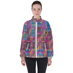 Women s High Neck Windbreaker 