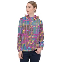 Women s Front Pocket Pullover Windbreaker 