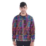 Colorful shapes texture                                                   Wind Breaker (Men)