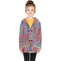 Kids  Double Breasted Button Coat 