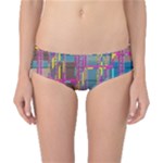 Colorful shapes texture                                                   Classic Bikini Bottoms