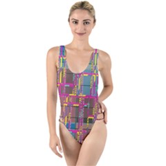 High Leg Strappy Swimsuit 