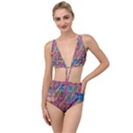 Colorful shapes texture                                                  Tied Up Two Piece Swimsuit