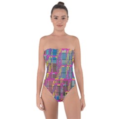 Tie Back One Piece Swimsuit 