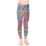 Colorful shapes texture                                                Kids  Leggings