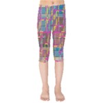 Colorful shapes texture                                                  Kids  Capri Leggings