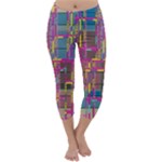 Colorful shapes texture                                                   Capri Winter Leggings