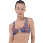 Colorful shapes texture                                                   Ring Detail Bikini Top