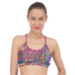 Colorful shapes texture                                                 Basic Training Sports Bra