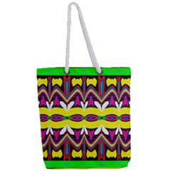 Full Print Rope Handle Tote (Large) 