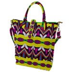 Colorful shapes                                                   Buckle Top Tote Bag