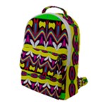 Colorful shapes                                                  Flap Pocket Backpack (Large)