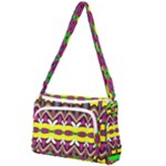 Colorful shapes                                                 Front Pocket Crossbody Bag