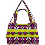 Colorful shapes                                                Double Compartment Shoulder Bag