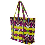 Colorful shapes                                               Zip Up Canvas Bag