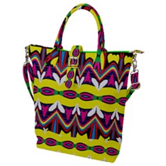 Buckle Top Tote Bag 