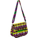 Colorful shapes                                              Saddle Handbag