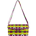 Colorful shapes                                               Removable Strap Clutch Bag