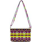 Colorful shapes                                               Double Gusset Crossbody Bag