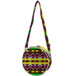 Colorful shapes                                               Crossbody Circle Bag